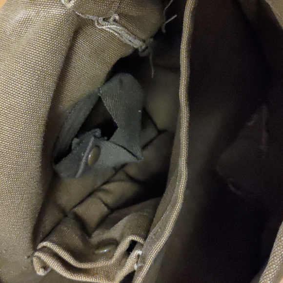 Vintage UK military canvas with custom sewn patch - Picture 8 of 13